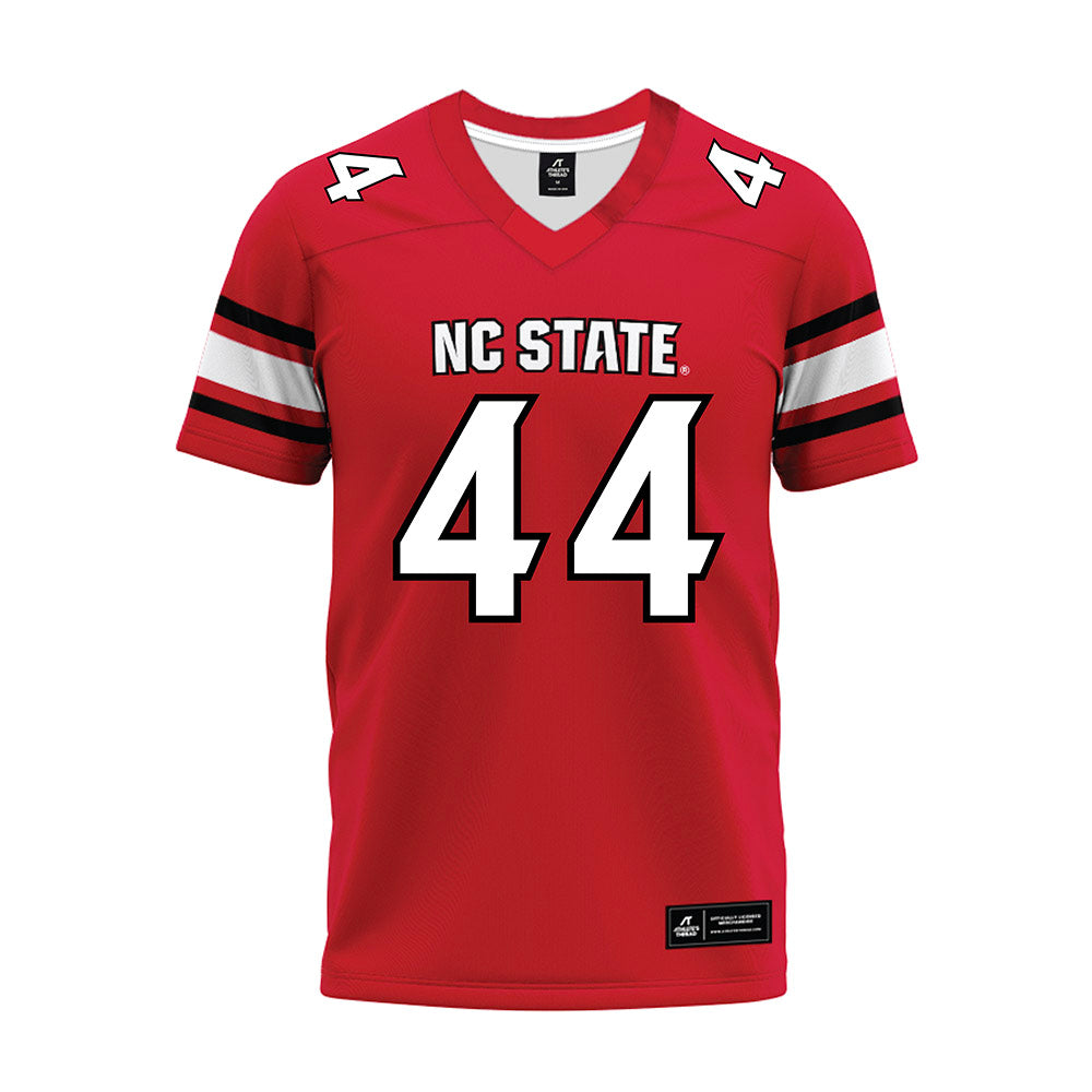 NC State - NCAA Football : Jordan Moreta - Red Premium Football Jersey-0