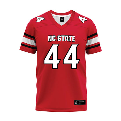 NC State - NCAA Football : Jordan Moreta - Red Premium Football Jersey-0