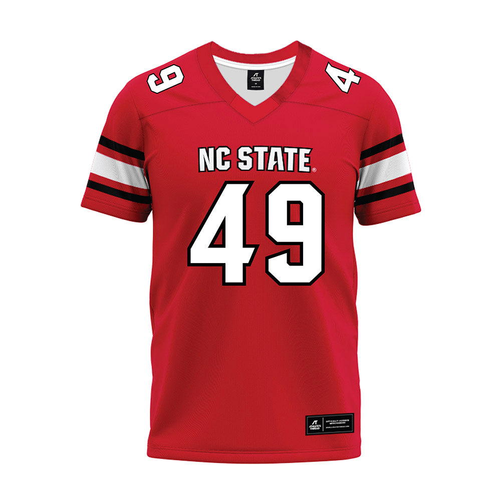 NC State - NCAA Football : Jailun Hampton - Red Premium Football Jersey-0