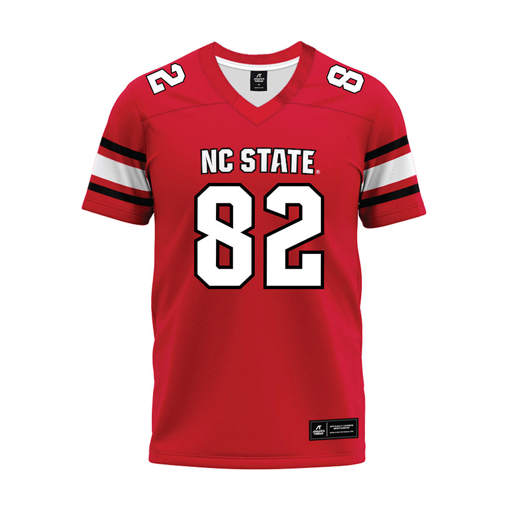 NC State - NCAA Football : Preston Douglas - Red Premium Football Jersey-0