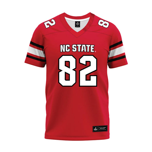 NC State - NCAA Football : Preston Douglas - Red Premium Football Jersey-0
