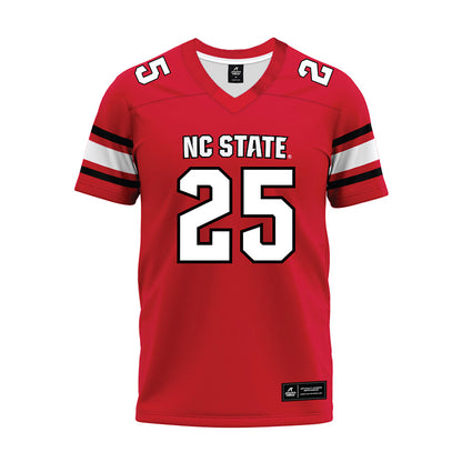 NC State - NCAA Football : Joseph Adedire - Red Premium Football Jersey-0