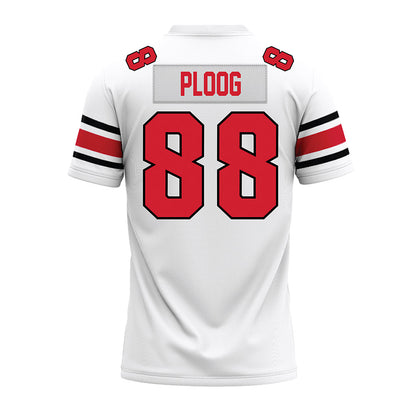NC State - NCAA Football : Vander Ploog - White Premium Football Jersey-1