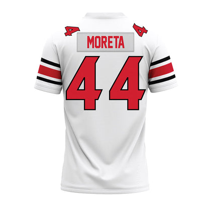NC State - NCAA Football : Jordan Moreta - White Premium Football Jersey-1