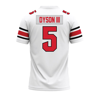 NC State - NCAA Football : Harvey Dyson III - White Premium Football Jersey-1