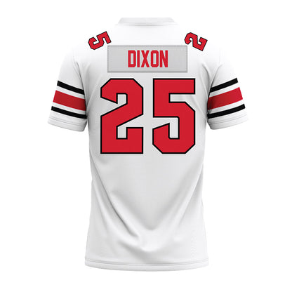 NC State - NCAA Football : Sterling Dixon - White Premium Football Jersey-1