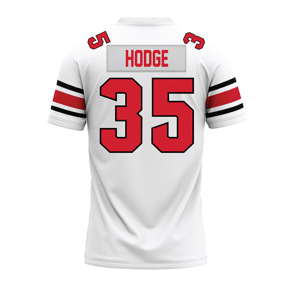 NC State - NCAA Football : LaCorian Hodge - White Premium Football Jersey-1