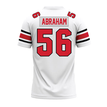NC State - NCAA Football : Omarian Abraham - White Premium Football Jersey-1