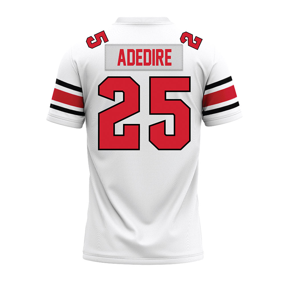 NC State - NCAA Football : Joseph Adedire - White Premium Football Jersey-1