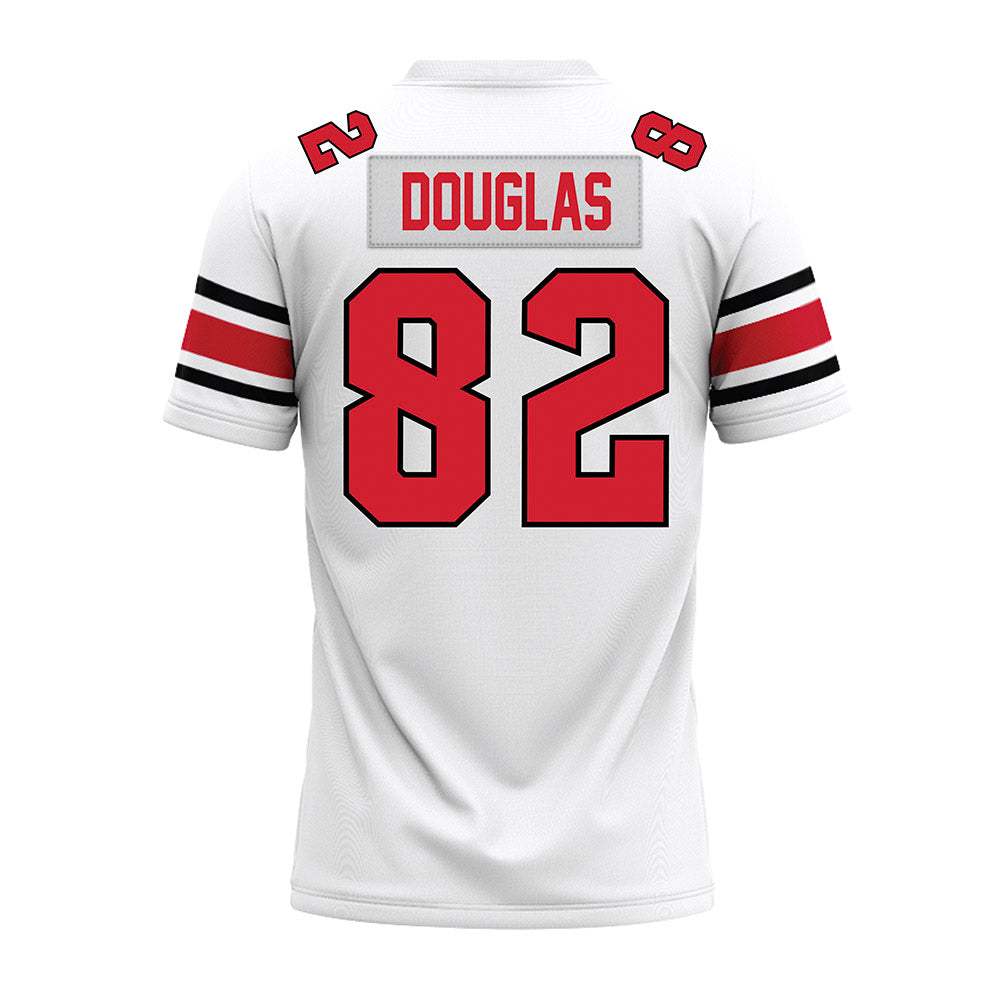 NC State - NCAA Football : Preston Douglas - White Premium Football Jersey-1