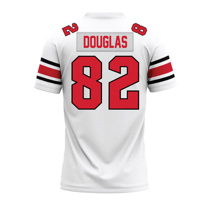 NC State - NCAA Football : Preston Douglas - White Premium Football Jersey-1