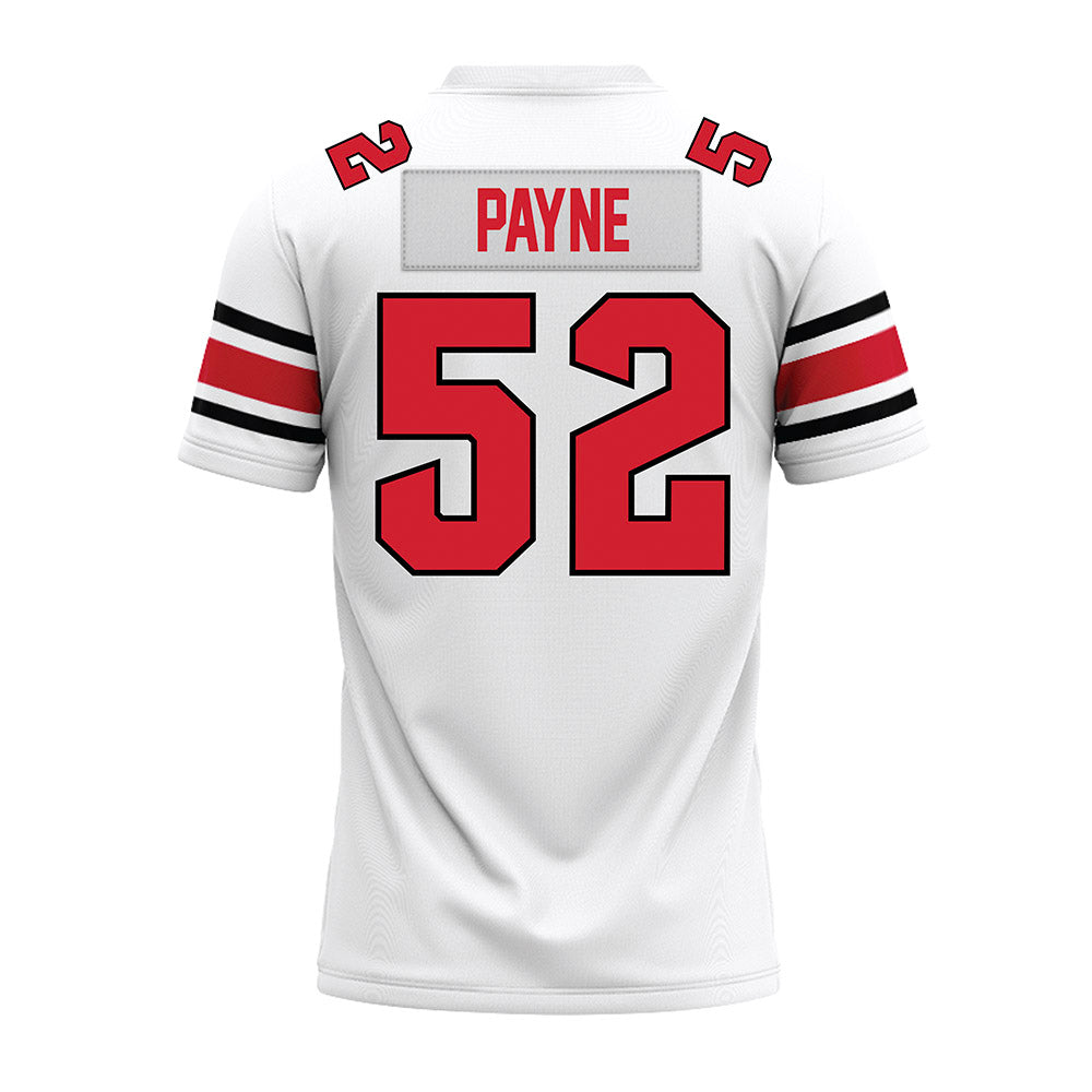NC State - NCAA Football : Kage Payne - White Premium Football Jersey-1
