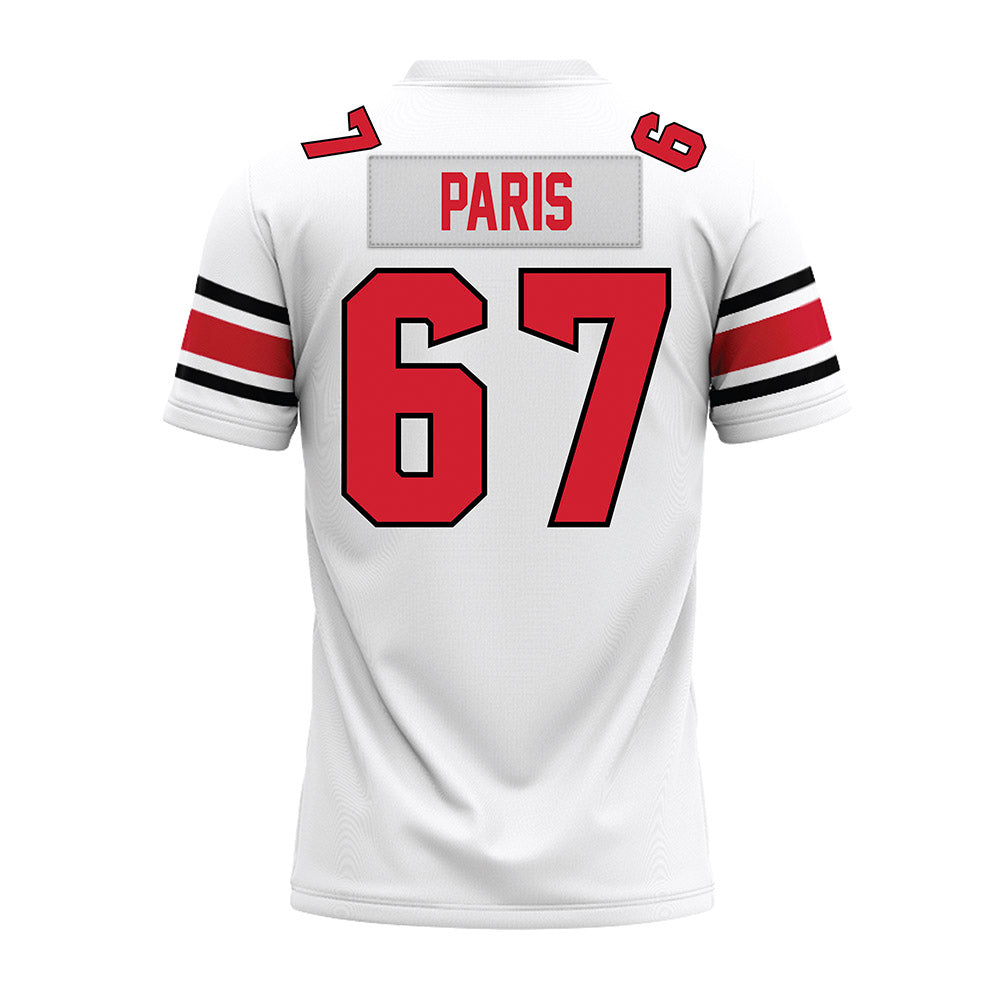 NC State - NCAA Football : Henri Paris - White Premium Football Jersey-1