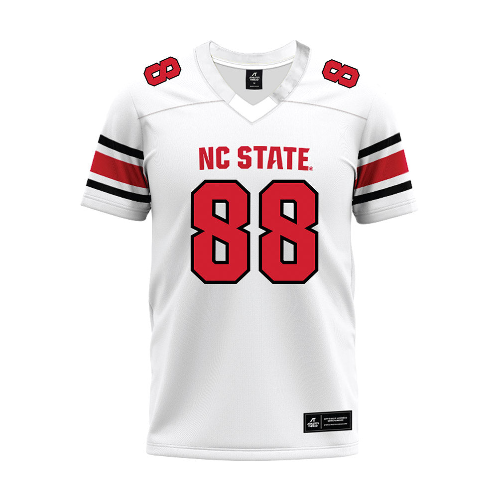 NC State - NCAA Football : Lamaris Davis Jr - White Premium Football Jersey-0