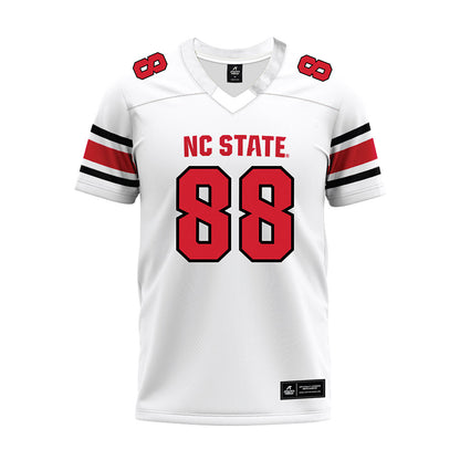NC State - NCAA Football : Lamaris Davis Jr - White Premium Football Jersey-0
