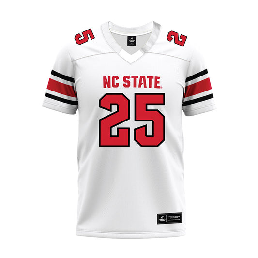 NC State - NCAA Football : Sterling Dixon - White Premium Football Jersey-0