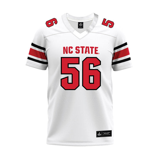 NC State - NCAA Football : Omarian Abraham - White Premium Football Jersey-0