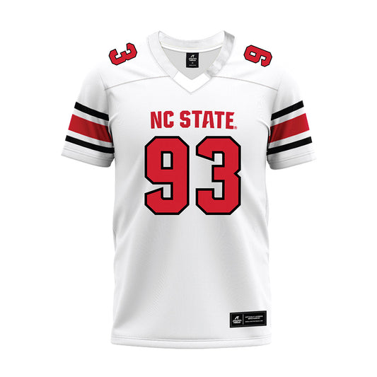 NC State - NCAA Football : Carmelo Mckenzie - White Premium Football Jersey-0