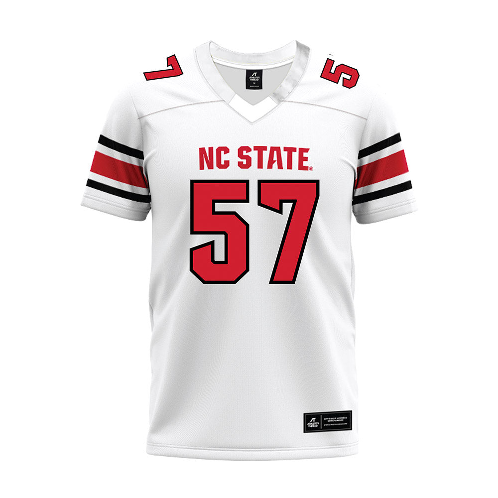 NC State - NCAA Football : Steven Stokes - White Premium Football Jersey-0