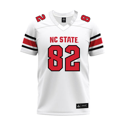 NC State - NCAA Football : Preston Douglas - White Premium Football Jersey-0