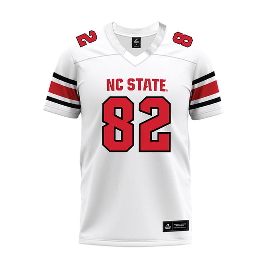NC State - NCAA Football : Preston Douglas - White Premium Football Jersey-0