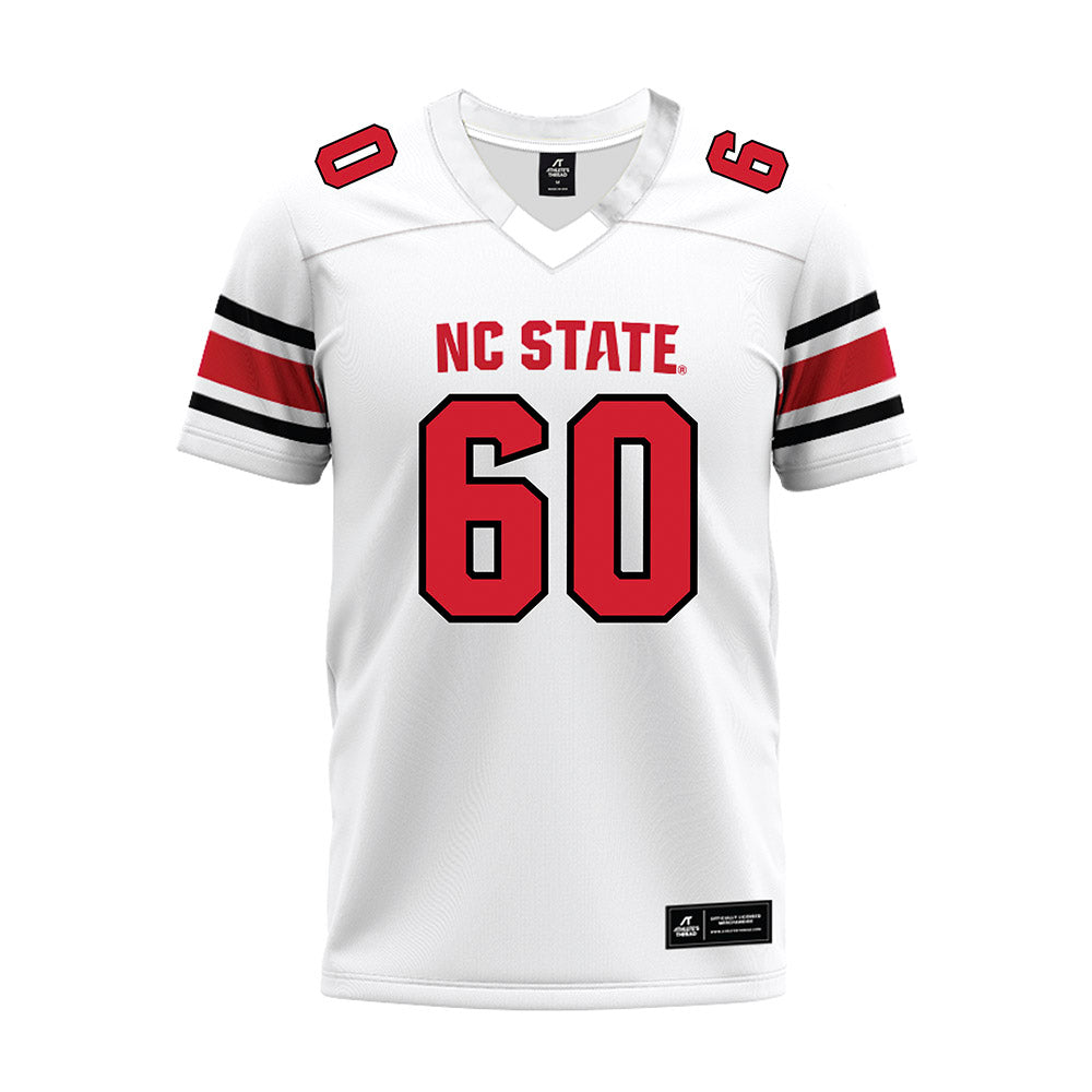 NC State - NCAA Football : Taylon Tranel - White Premium Football Jersey-0