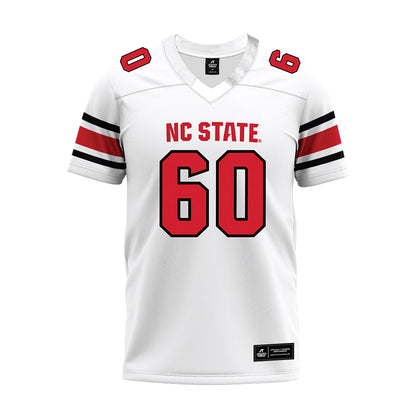 NC State - NCAA Football : Taylon Tranel - White Premium Football Jersey-0