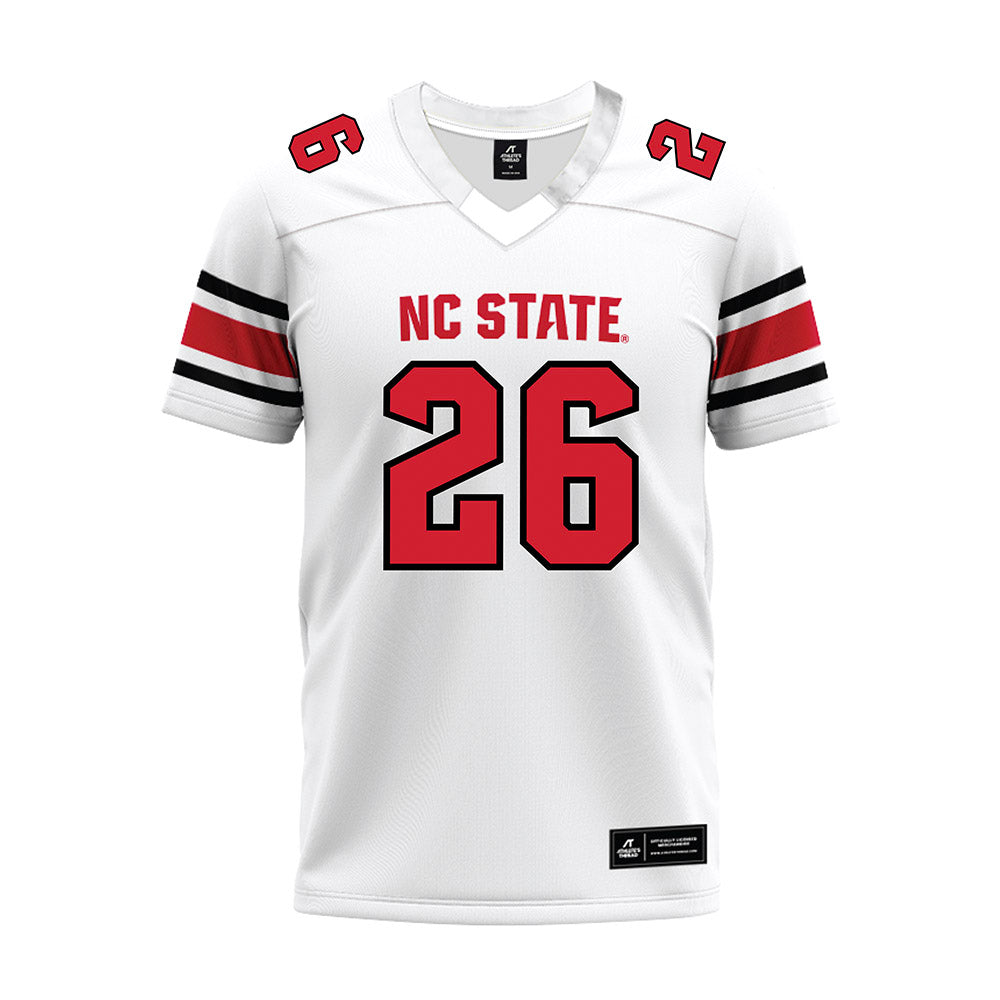 NC State - NCAA Football : Jordyn Best - White Premium Football Jersey-0