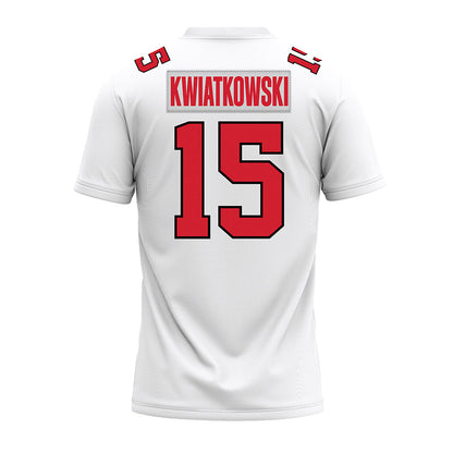 Illinois State - NCAA Football : Chase Kwiatkowski - White Premium Football Jersey-1