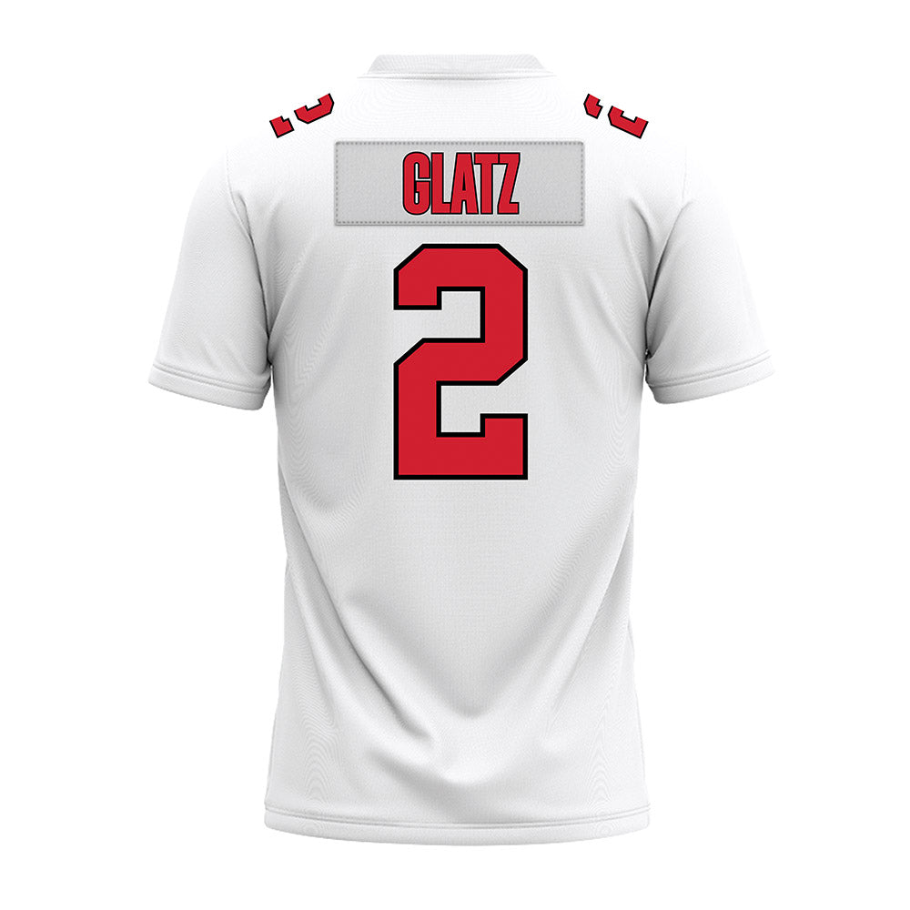 Illinois State - NCAA Football : Seth Glatz - White Premium Football Jersey-1
