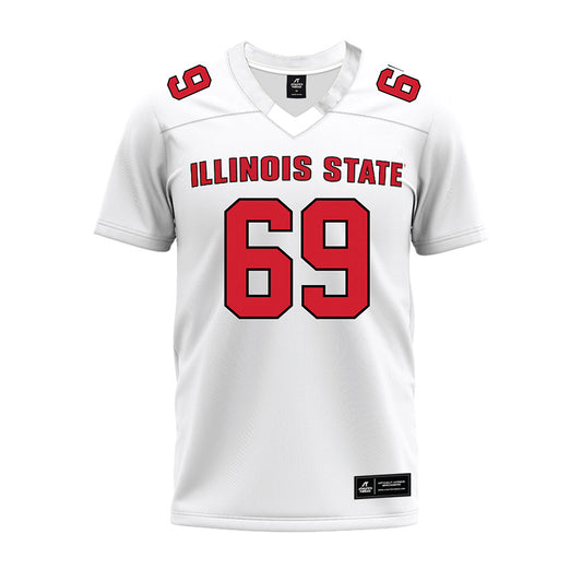 Illinois State - NCAA Football : Mezziahs McDaniel - White Premium Football Jersey-0