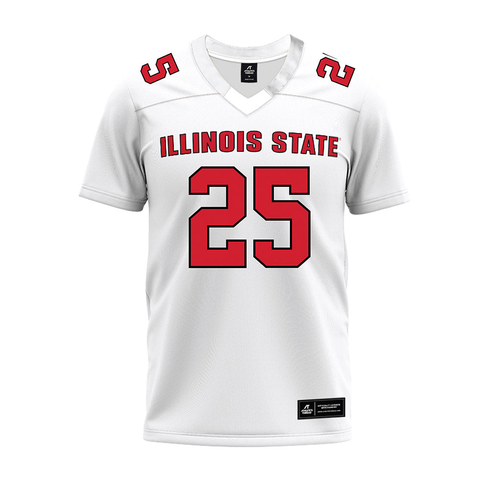 Illinois State - NCAA Football : Albert Gooden III - White Premium Football Jersey-0