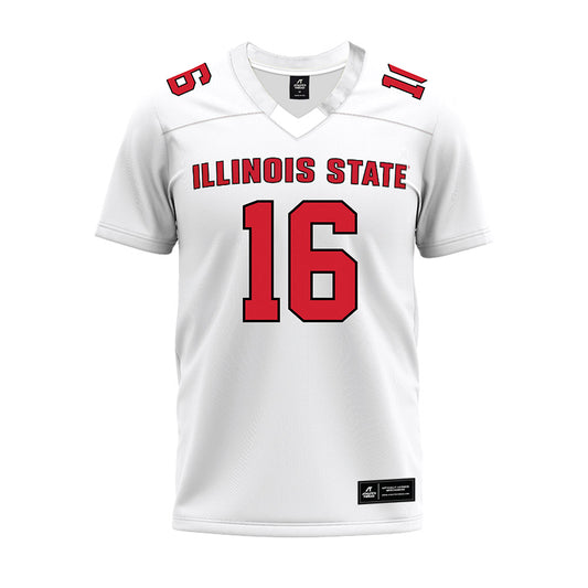 Illinois State - NCAA Football : Rico Clay - White Premium Football Jersey-0