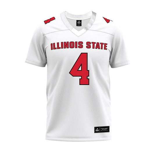 Illinois State - NCAA Football : Dylan Lord - White Premium Football Jersey-0