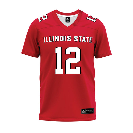 Illinois State - NCAA Football : Gage Roy - Red Premium Football Jersey-0
