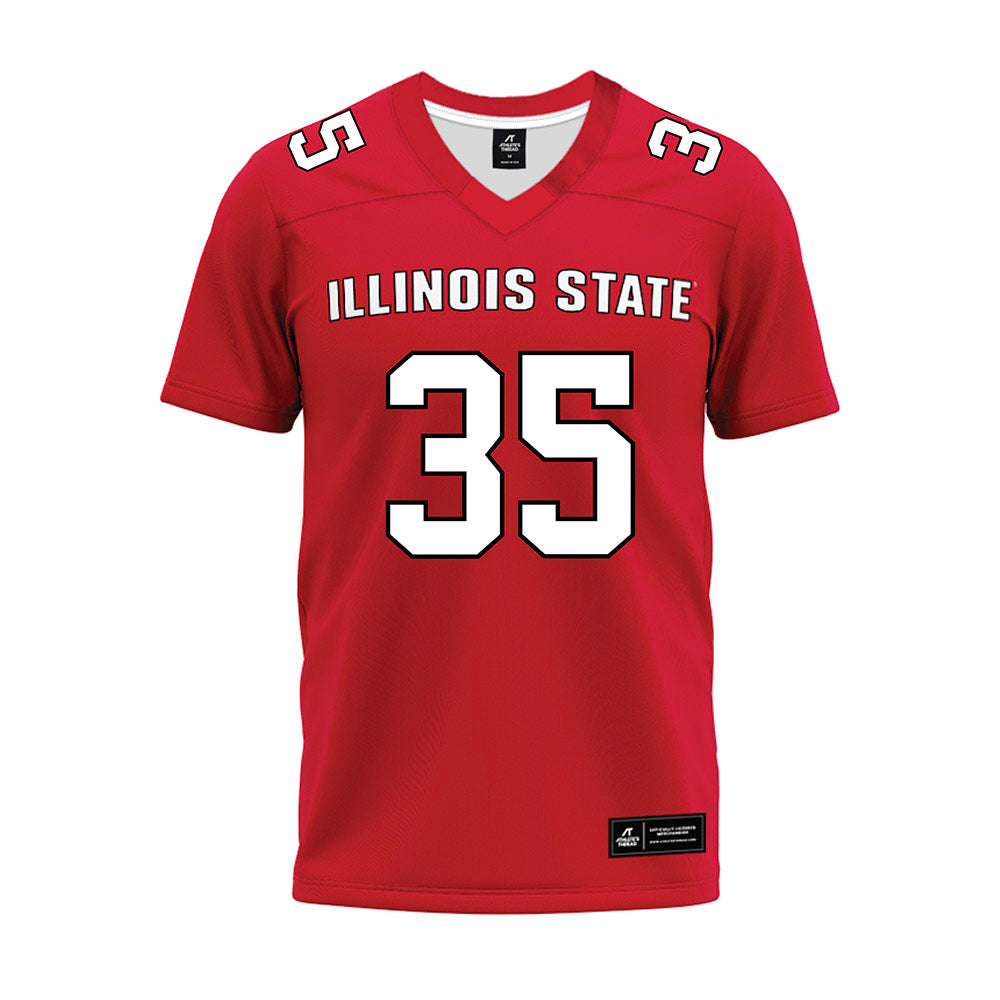 Illinois State - NCAA Football : Anthony Corona - Red Premium Football Jersey-0