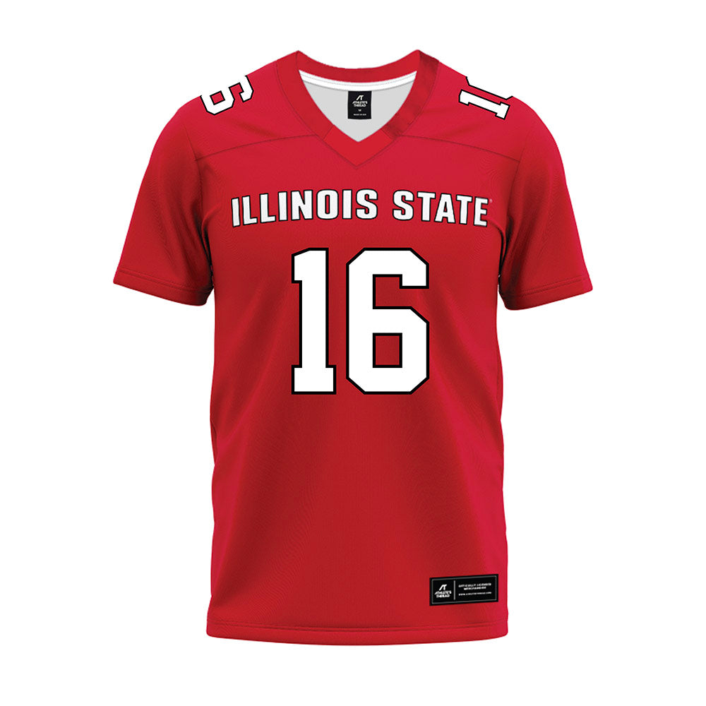 Illinois State - NCAA Football : Rico Clay - Red Premium Football Jersey-0
