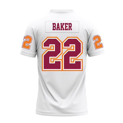 Virginia Tech - NCAA Football : Bryce Baker - White Premium Football Jersey-1