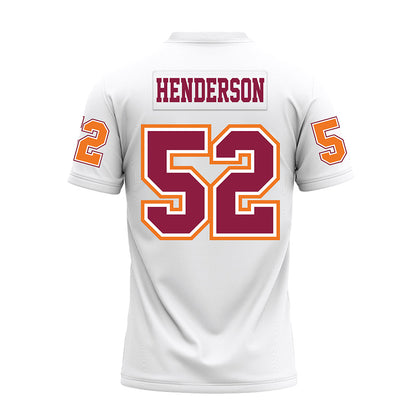 Virginia Tech - NCAA Football : Sherrod Henderson - White Premium Football Jersey-1