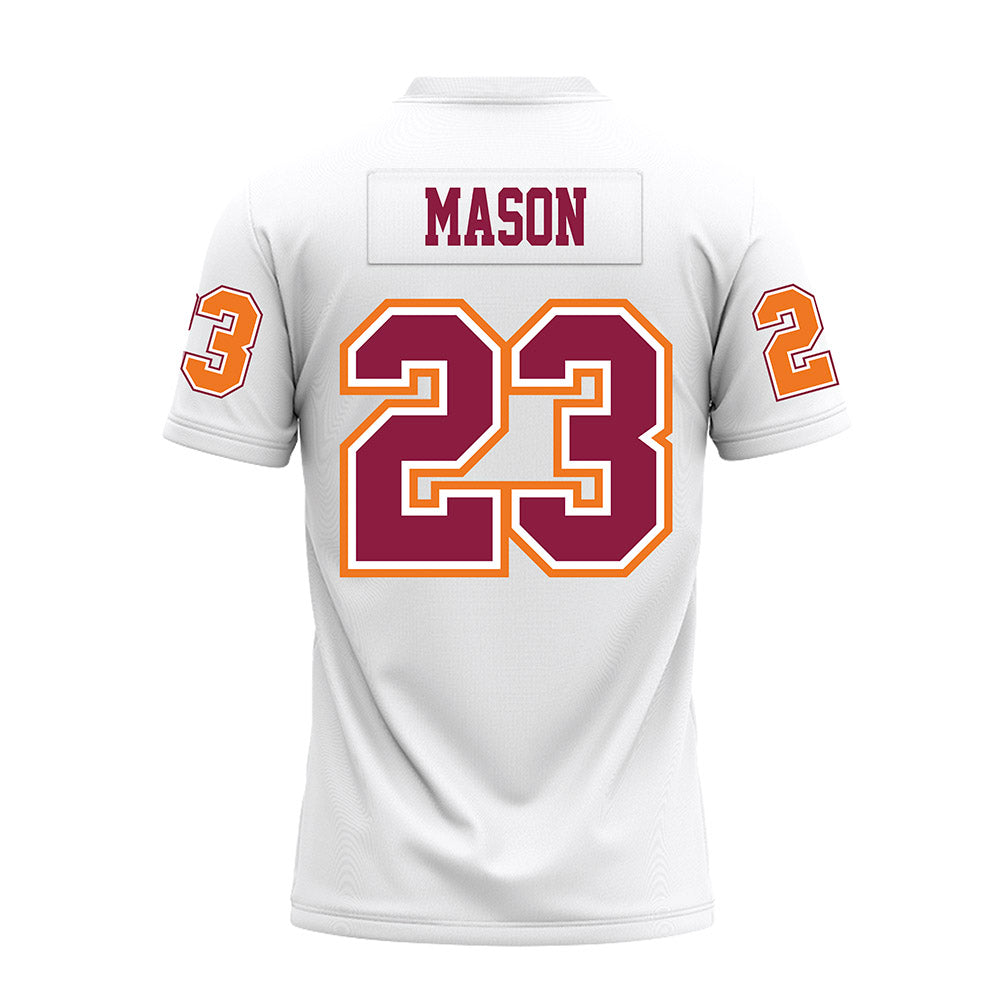 Virginia Tech - NCAA Football : Tyler Mason - White Premium Football Jersey-1