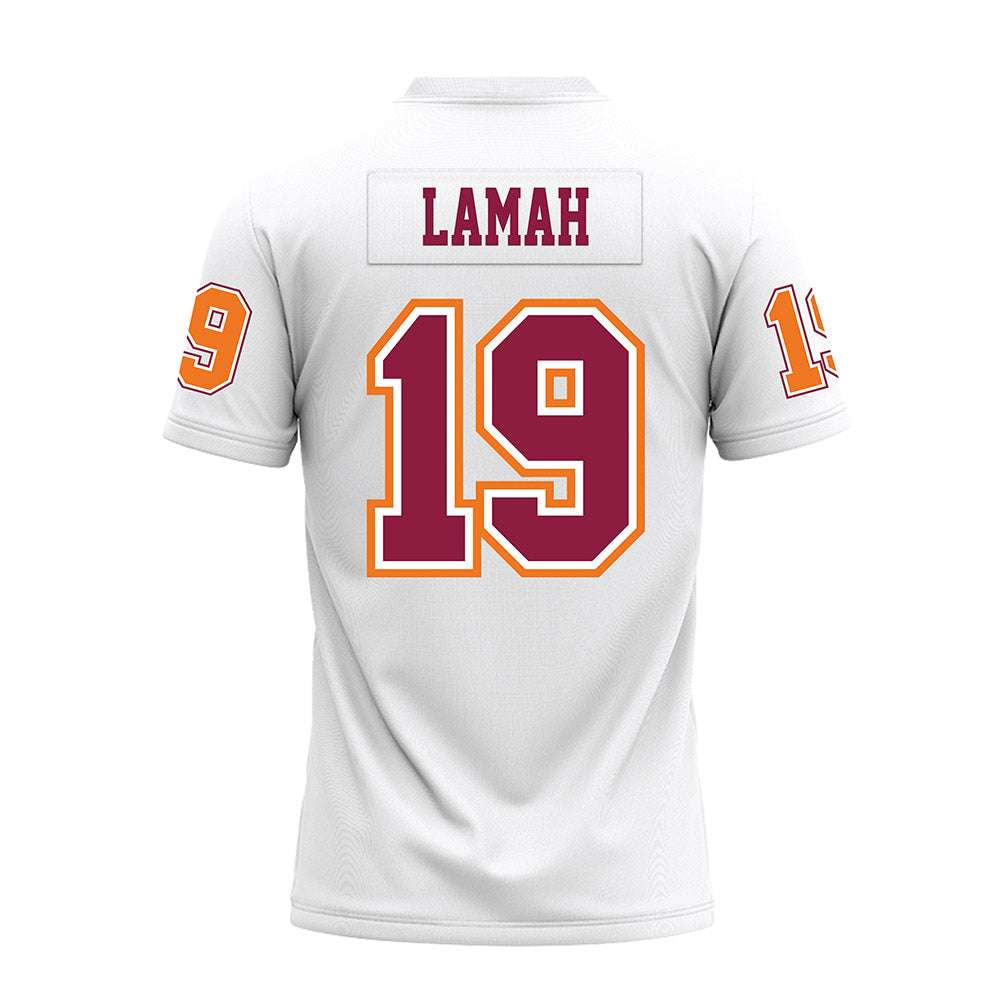 Virginia Tech - NCAA Football : Mathieu Lamah - White Premium Football Jersey-1