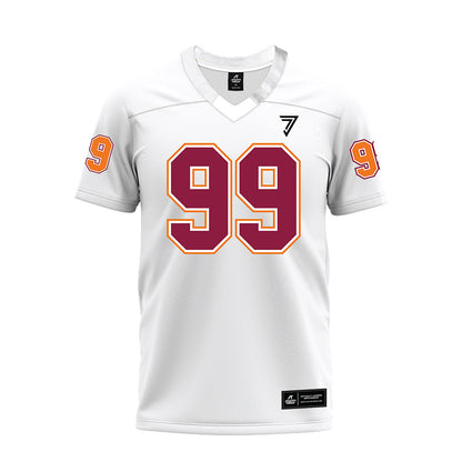 Virginia Tech - NCAA Football : Cole Reemsnyder - White Premium Football Jersey-0