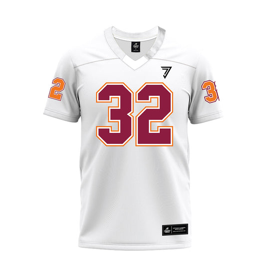 Virginia Tech - NCAA Football : Deric Dandy - White Premium Football Jersey-0