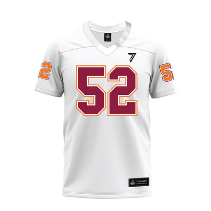 Virginia Tech - NCAA Football : Buddy Wegdam - White Premium Football Jersey-0