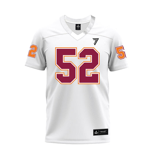 Virginia Tech - NCAA Football : Buddy Wegdam - White Premium Football Jersey-0
