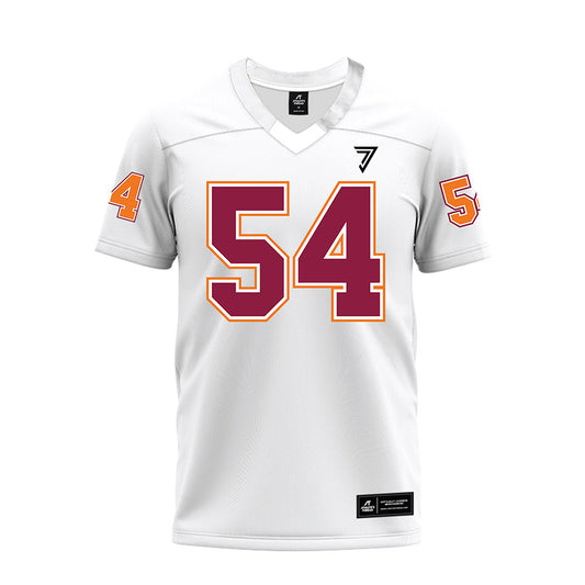 Virginia Tech - NCAA Football : Grant Karczewski - White Premium Football Jersey-0