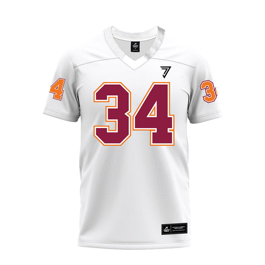 Virginia Tech - NCAA Football : Cortez Harris - White Premium Football Jersey-0
