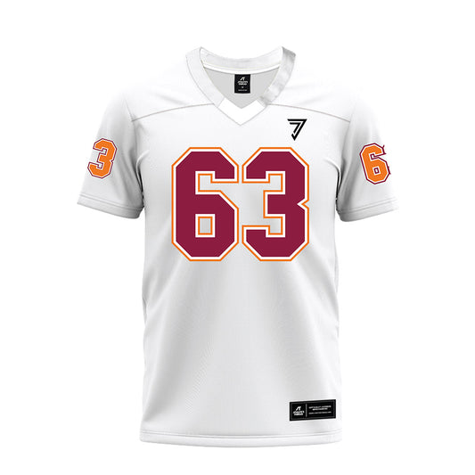 Virginia Tech - NCAA Football : Kamren Johnson - White Premium Football Jersey-0
