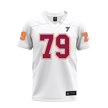 Virginia Tech - NCAA Football : Johnny Garrett - White Premium Football Jersey-0
