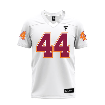 Virginia Tech - NCAA Football : Matt Henderson - White Premium Football Jersey-0